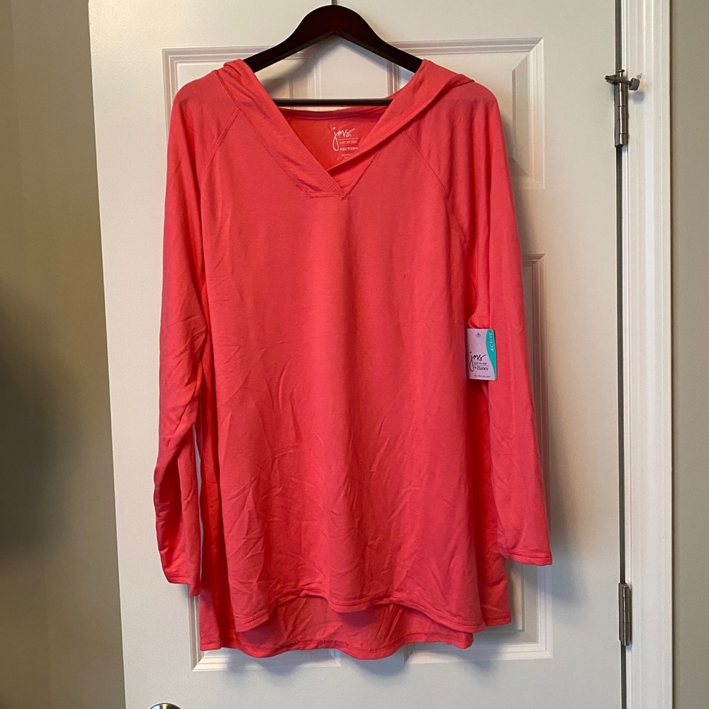 Long-sleeved t-shirt/hoodie. Size 4x
